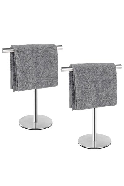 Generic T-Shape Hand Towel Holder - Standing Hand Towel Rack for Bathroom or ...
