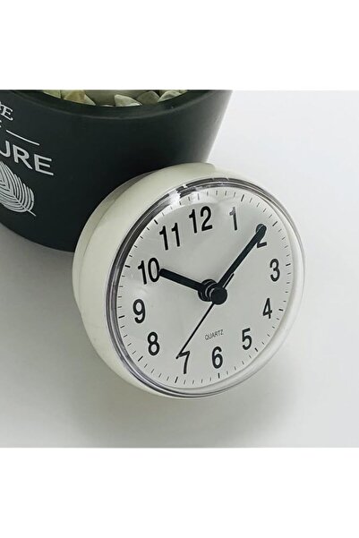 Generic Brand Waterproof Silent Bathroom Clock with Large Suction Cup, Easy-R...
