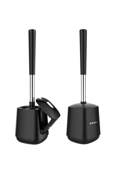 Generic SetSail Toilet Brush and Holder 2 Pack, Self Closing Lid Toilet Bowl ...
