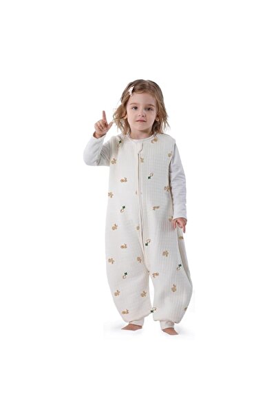 Generic 1.5Tog Cotton Sleeveless Baby Sleeping Bag With Leg Kids Soft Wearabl...