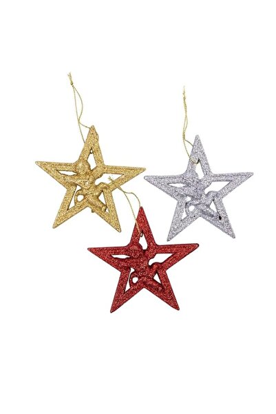 Generic Brand Festive Lights Radiant Sparkling Star Christmas Ornament – Twin...