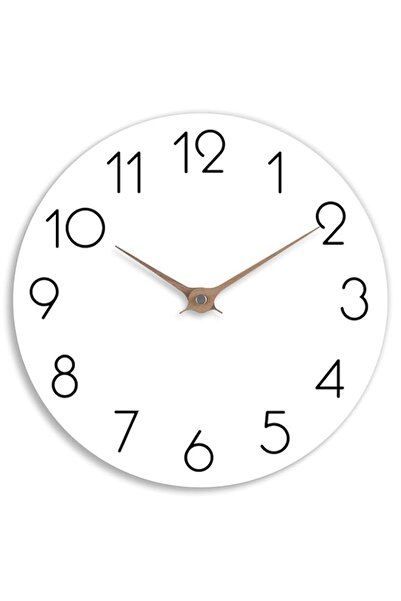 Generic cicininc Wall Clock - White Kitchen Wall Clocks Battery Operated, Sma...