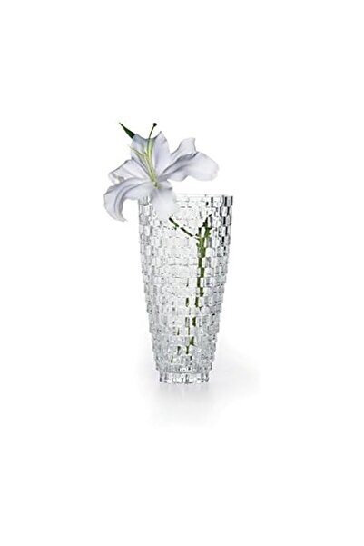 Generic Brand Mikasa Palazzo Vase Crystal, 9" - 5118771, White