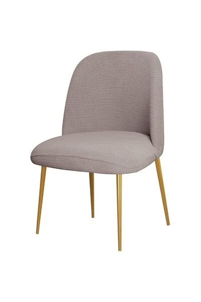 Generic Brand Curved Back Dining Chairs Cover 1/2/4/6 PCS Stretch Semicircle ...