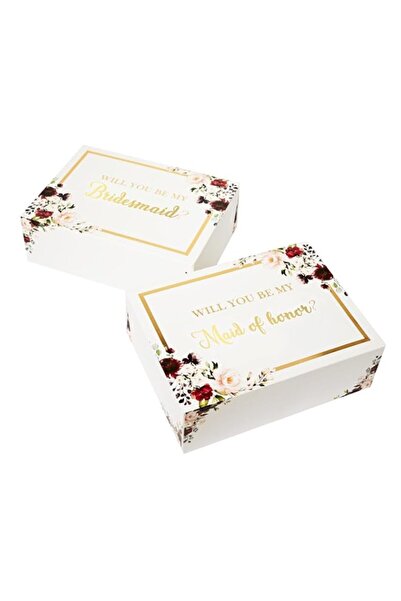 Generic Brand All Ewired Up Gold Foil Bridesmaid Proposal Box Set of 6, 1 Mai...