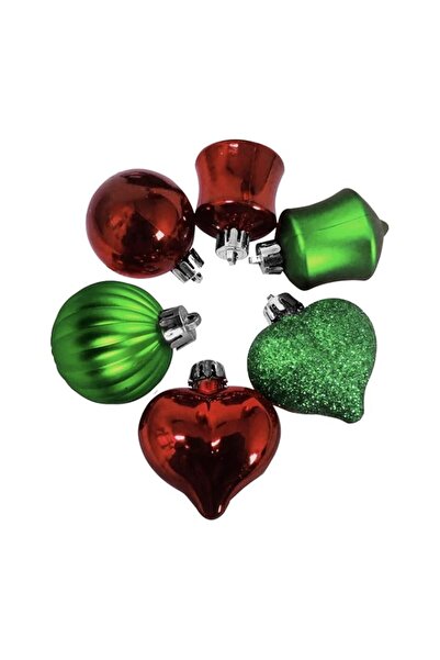 Generic Brand Christmas Mini Assortment R/Gr 4cm 24Ct