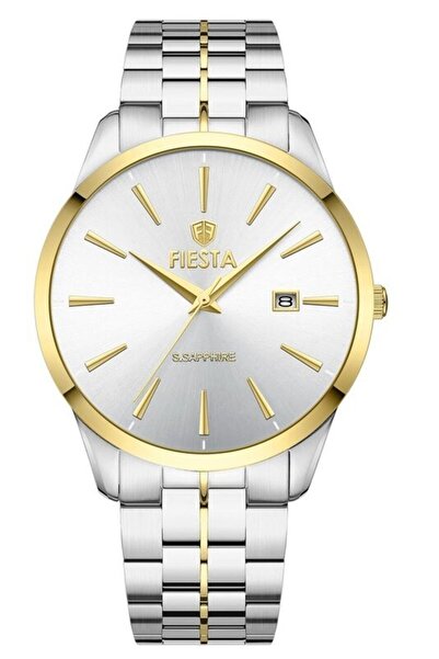 Fiesta F26001M Men's Wristwatch with Steel Strap
