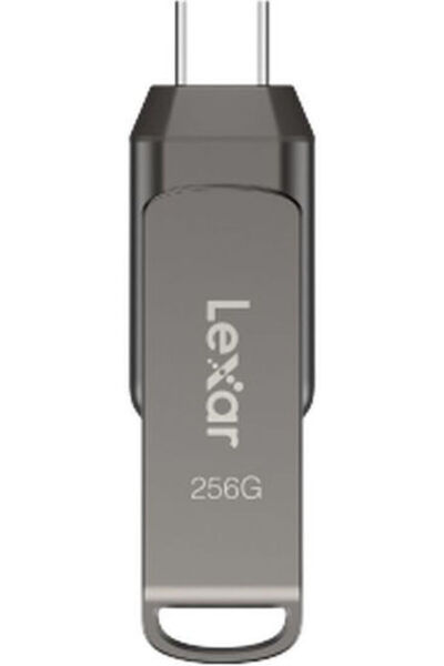 Lexar Jumpdrive 256GB USB 2.0 Στικάκι με συνδεσιμότητα USB-C & USB-A Γκρι