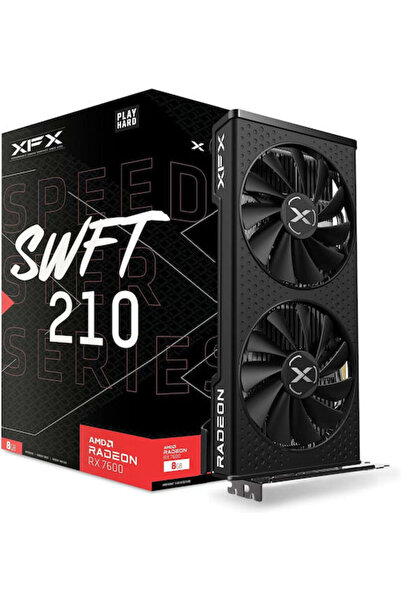 XFX Radeon RX 7600 8GB GDDR6 Speedster SWFT 210 Κάρτα Γραφικών Κωδικός: RX-76...