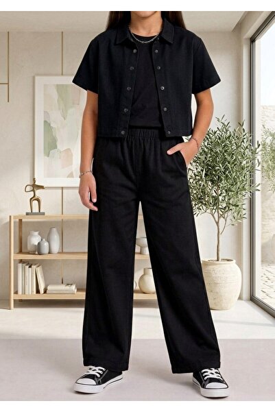 shop 2-Piece Combination Woven Summer Shirt and Pants Woven New Season