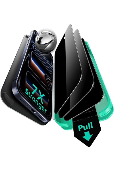 UrbanX URBANNX 3 Pack for iPhone 17 Pro Max Privacy Screen Protector, Armorit...