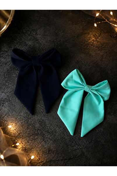 vikivin bebe Set of 2 Large Bowknot Automatic Hair Clips for Women and Childr...