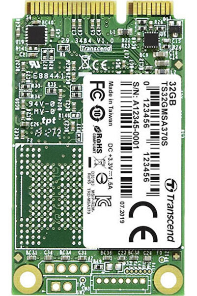 Transcend MSA370S SSD 32GB mSATA Τύπου με σύνδεση SATA III