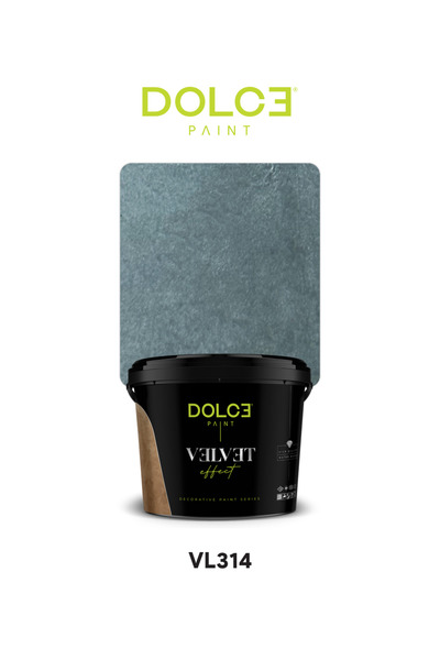 dolce boya Dolce Velvet Effect — Süet Dokulu Dekoratif Boya, Kadife Efekt Duv...