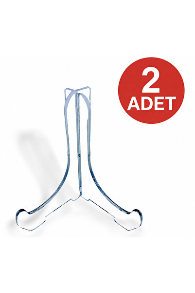 Extremmotif Çerçeve ve Tabak Teşhir Ayağı Stand 9x11cm Şeffaf Pleksi 2 Adet