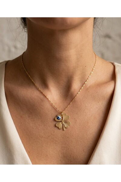 Ralp Moda 4 Leafed Clover Necklace