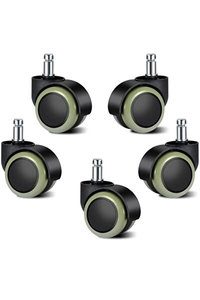 Generic X spring Office Chair Caster Wheels Replacement, 5Pcs 50mm Diameter D...
