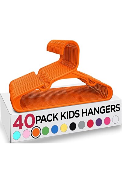 Generic Utopia Home 40 Pack Kids Hangers - 11.5 Inch Plastic Baby Hangers for...