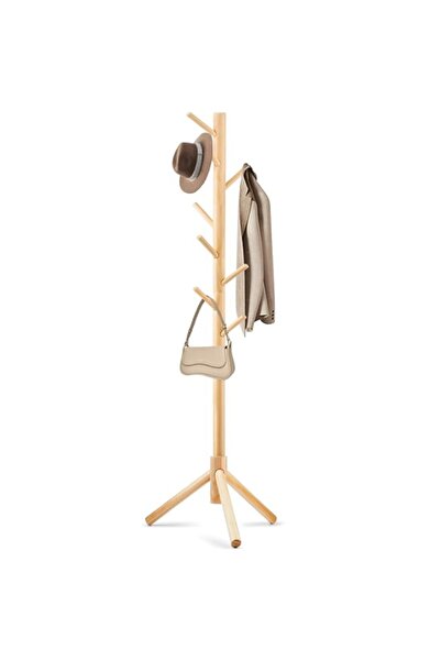 Generic Coat Rack, Freestanding Coat Rack with 8 Hooks and 3 Adjustable Size ...