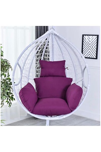 Generic Egg Chair Cushion Replacement - Washable Swing Cushion With Headrest,...