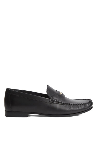 Tommy Hilfiger Siyah Kadın Loafer TH COIN CLASSIC LOAFER PODS