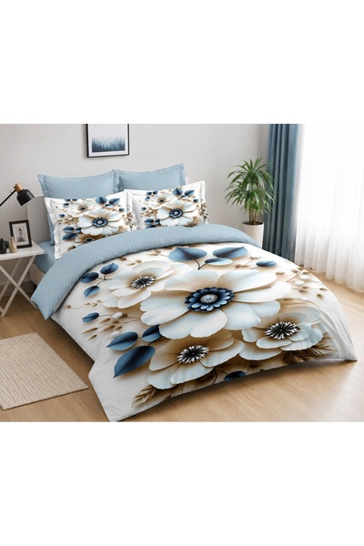 CHIRASO Bedding Set, 5D, Finet, Stretchy Sheet 180x200cm, Duvet Cover 220x240...