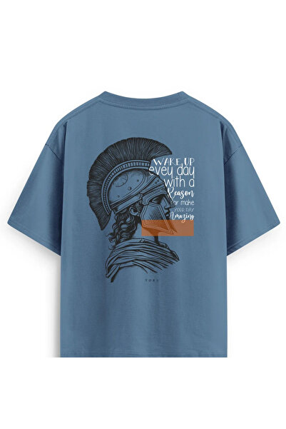 Mindset Wake Up - Oversize - Mavi - Unisex