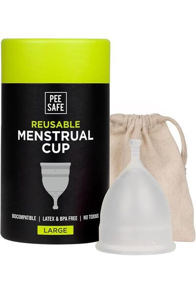 Pee Safe Reusable Menstrual Cup from PEESAFE, Large Size