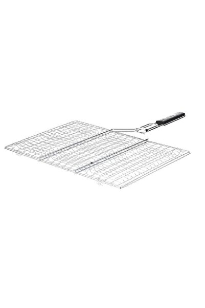 Generic GO2CAMPS 6294002539222 Barbeque Grill with Net Wooden Handle, 05 Size