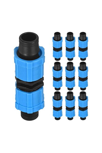 Generic 10-Pack Drip Irrigation Barbed Locking Fittings, for 5/8 Inch(16mm) T...