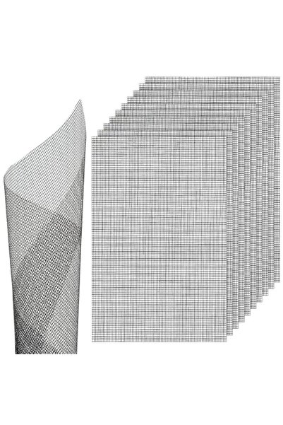 Generic 10 Pcs Flower Pot Drainage Mesh, PVC Plant Pot Hole Screen 11.8x7.8 I...