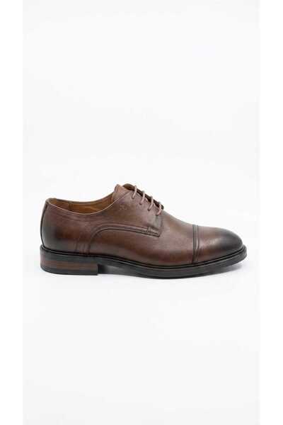 MEEGORA Classic Brown Leather Men's Shoes