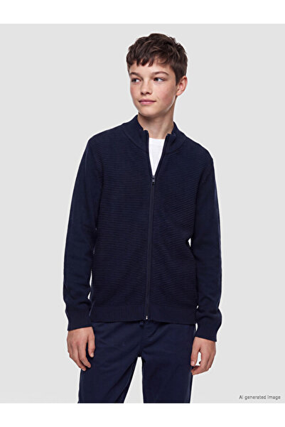 LC Waikiki I Fisherman Roba Collar Boys' Knitwear Cardigan from Freezen Store