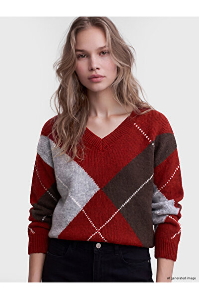 LC Waikiki I V Dikim Baklava Embroidered Women's Knitwear Sweater from Freeze...