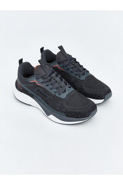 LC Waikiki Triwex Anthracite Mesh Detailed Men's Sports Shoes