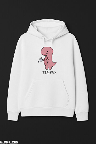 CALKARCOLLECTION Tea-Rex Unisex Hooded Sweatshirt (Hoodie)