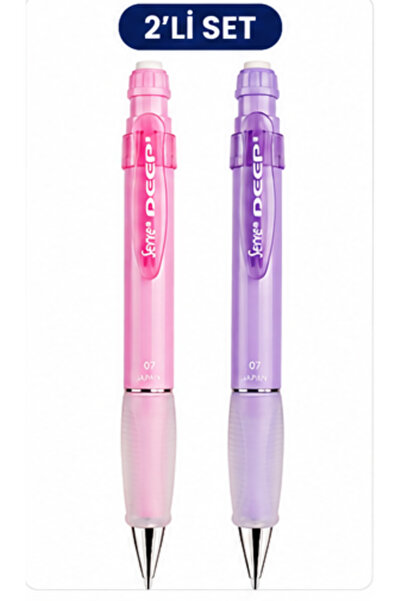 ada çanta kırtasiye 2 Li Serve Deep 0,7 Tip Mechanical Pencil Charme Hy578589