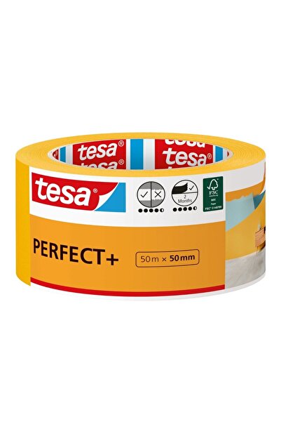 OEM tesa Perfect+ ταινία κάλυψης, κίτρινη, για εσωτερική χρήση, 50 μ. x 50 χιλ.