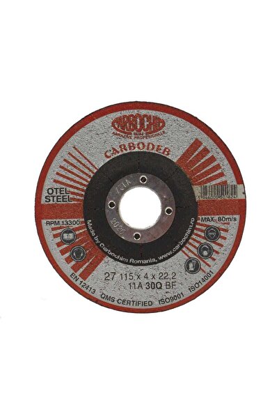 OEM Polishing disc, Carbochim 11ABACH27E, 115 x 22.2 x 4 mm
