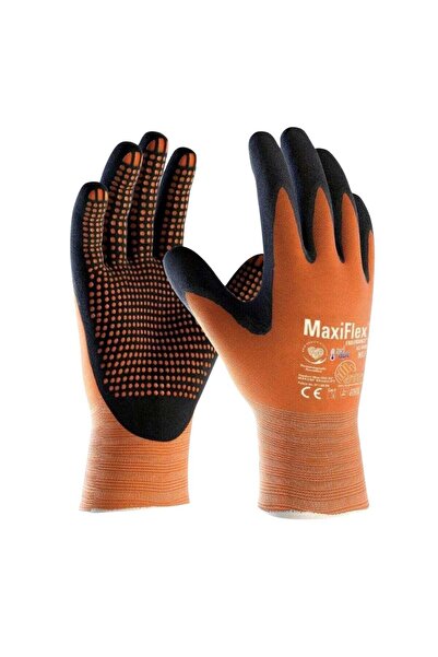 OEM MaxiFlex Endurance protective gloves, black + orange, Elastane + nylon, s...