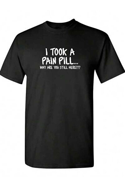 2BIR Men's Funny Retro Humor "I Took A Pill" Graphic T-Shirt - 100% Cotton So...