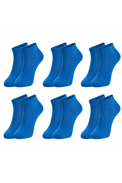 Berselya Underwear&Accessories Erkek Pamuklu Patik Çorap 6'lı Paket 39-45 | Dikişsiz Burun, Koku Karşıtı, Nefes Alan Kısa Konç Snea