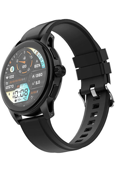 LDNIO SW05 46mm Έξυπνο ρολόι με μετρητή καρδιακών παλμών Μαύρο