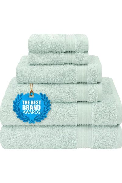 Cotton Paradise سجادات حمام مصنوعة القطنية بنسبة 100% ناعمة وماصة وقابلة للغس...