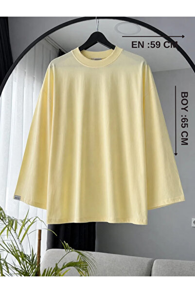 Elit Tricou de damă cu mânecă lungă și decolteu rotund (potrivit pentru hijab)