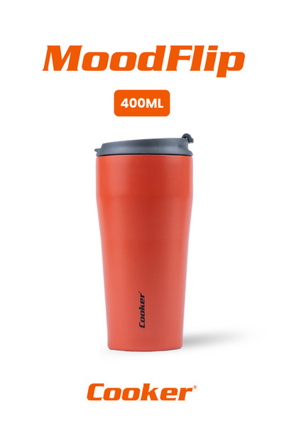 Cooker Moodflip 400 ml Stainless Steel Cup Thermos Ckr2049