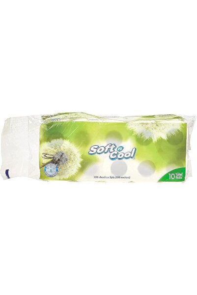 GENERAL Soft & Cool Toilet Tissue Rolls 100 Sheets - 10 Rolls Per Pack