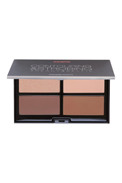 Pupa Paleta farduri Countouring & Strobing 003 Dark Skin 17.5gr