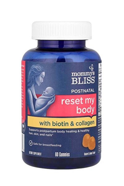 Mommy's Bliss مكمل غذائي ما بعد الولادة لإعادة تأهيل الجسم بالبيوتين والكولاج...