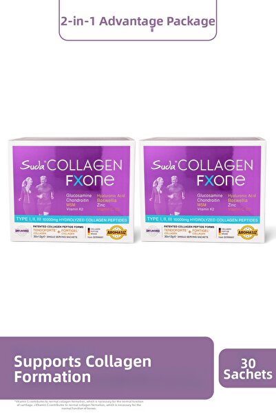 Suda Collagen FXONE كولاجين مُهيدّل بالحرارة، جلوكوزامين، فيتامين سي، إم إس إ...